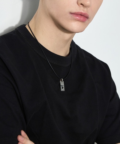 jupiter BLACK LABEL ネックレス 「SV」ラバーゾディアックプレート