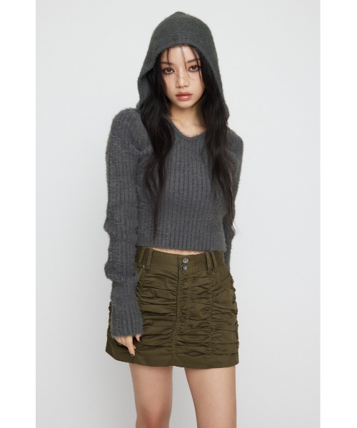 LAGUA GEM - SHAGGY COMPACT ニット LAGUA GEM（ラグアジェム） ニット セーター SHAGGY COMPACT ニット
