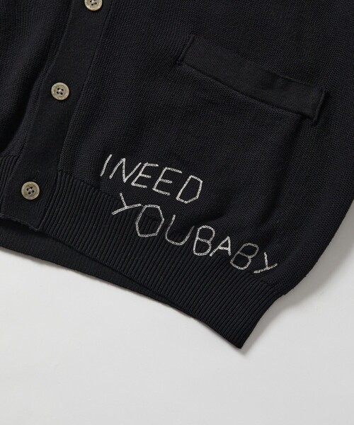 カーディガン 限定展開 I Need You Baby/アイニーヂューベイべー Random Embroidery Cardigan メンズ | FREAK'S STORE | 15