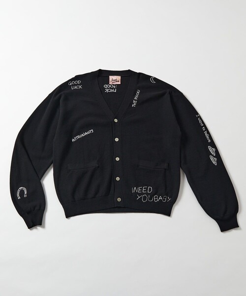 カーディガン 限定展開 I Need You Baby/アイニーヂューベイべー Random Embroidery Cardigan メンズ | FREAK'S STORE | 10