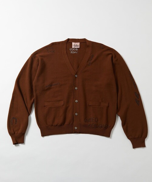 カーディガン 限定展開 I Need You Baby/アイニーヂューベイべー Random Embroidery Cardigan メンズ | FREAK'S STORE | 06
