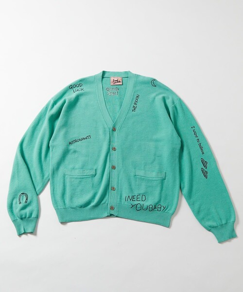 カーディガン 限定展開 I Need You Baby/アイニーヂューベイべー Random Embroidery Cardigan メンズ | FREAK'S STORE | 08