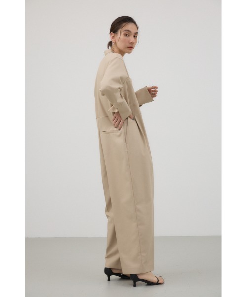 crie conforto オールインワン スタンドジップオールインワン 冬服