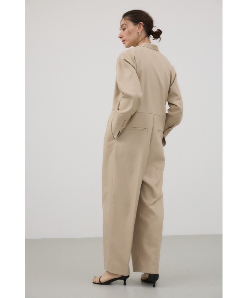 crie conforto オールインワン スタンドジップオールインワン 冬服 