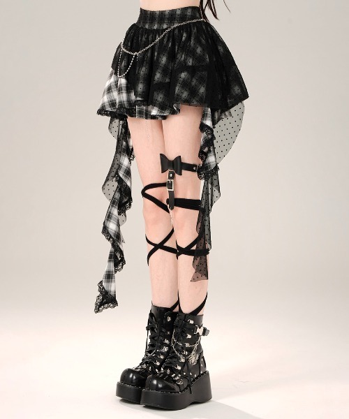 adidasoriginal リメイクスカート　y2k 韓国　ブラックフリル adidasoriginal リメイクスカート y2k 韓国 ブラックフリル