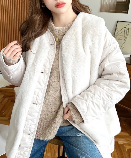 moment+ ジャケット M アイボリー レディース : ZOZOTOWN Yahoo!店