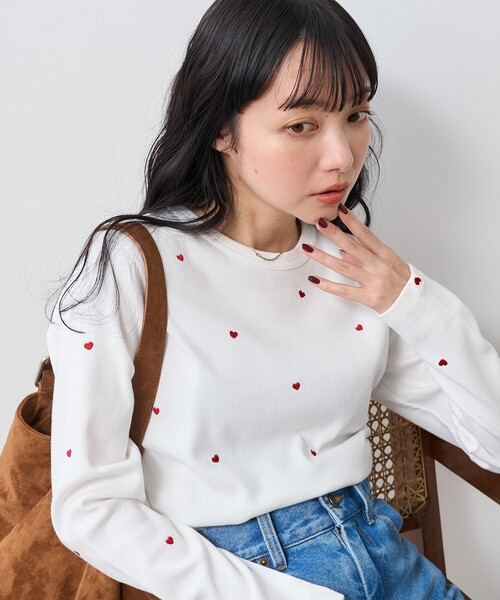 T出品 ロゴ刺繍TEE|ems excite | RETRO GIRL ONLINE STORE レトロ