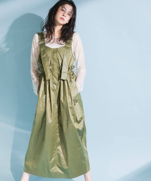 KBF ミリタリージャンパースカート KBF｜ミリタリージャンパースカート | Rakuten Fashion(楽天