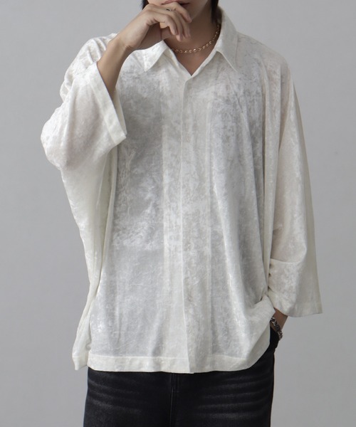 pheeny ヴェルヴェットブラウス velvet blouse Poet Blouse - Bark Silk Velvet - Emerson Fry