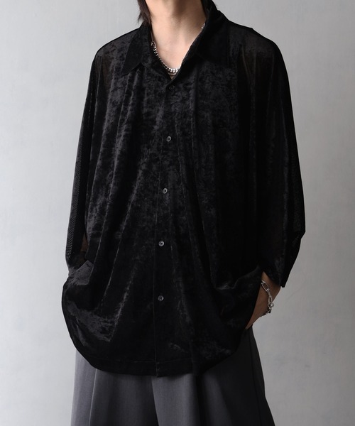 welise（ウェライズ） シャツ 「welise/ウェライズ」リッチベルベット