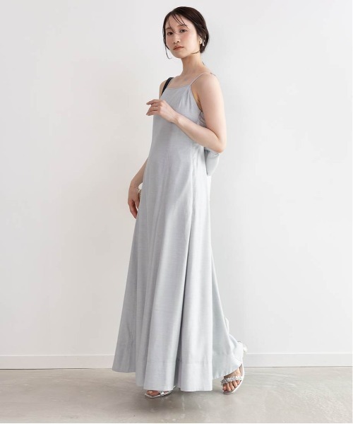 RANDA カップインキャミワンピース RANDA ワンピース カップインバックリボンキャミワンピース