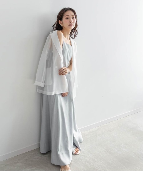 RANDA カップインキャミワンピース RANDA ワンピース カップインバックリボンキャミワンピース