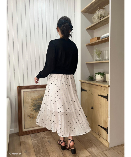 ミキティ Miffy（ミッフィー） カーディガン マスコット付シアーカーディガン