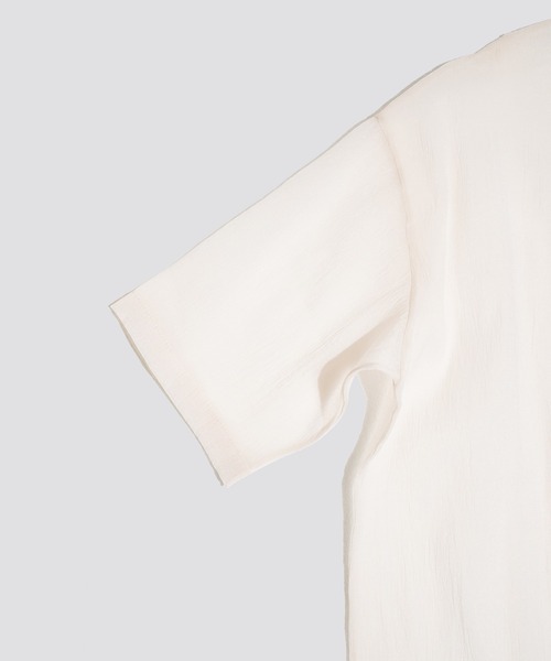 kiehtova ブラウス シャツ 「kiehtova」SHEER FABRIC SHIRT