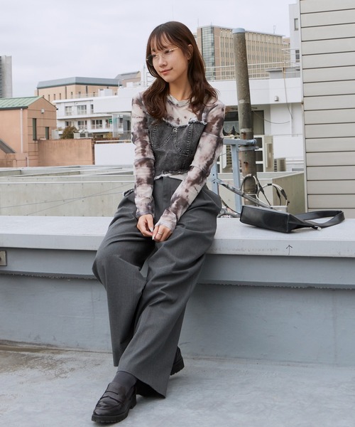 コルセット風スピンドルTシャツ　合計4点 セール】コルセット風デザインT（Tシャツ/カットソー）｜RandS（ランズ