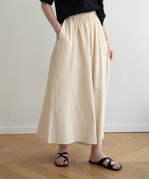 パンツ 「11色展開」スカート見えで大人っぽく。秋に映える落ち感