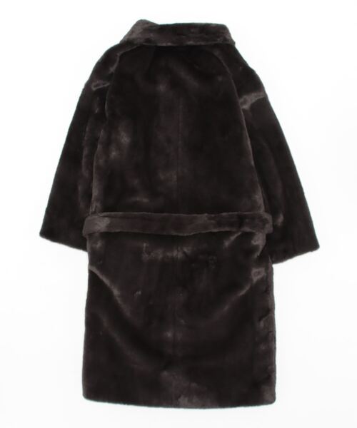 「CASA FLINE」 コート FREE バーガンディー レディース_画像2