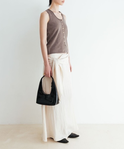 タンクトップ ノースリーブ Studio Doe  Reversible Knitted Breasted Tank Top レディース Studio Doe タンクトップ ノースリーブ Reversible Knitted