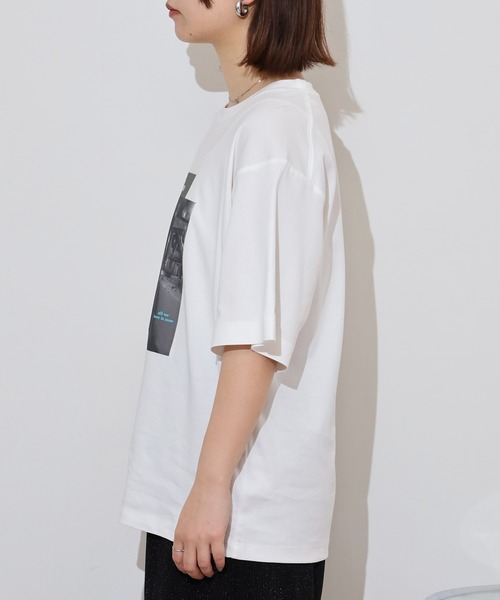tシャツ hunch コンパクトスムース　フォトTシャツ レディース hunch tシャツ コンパクトスムース フォトTシャツ レディース