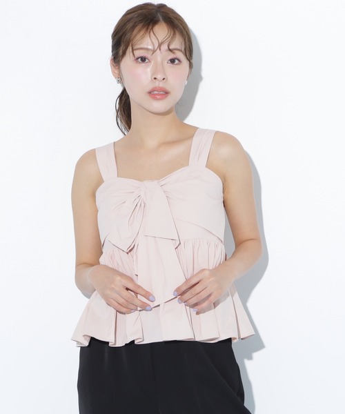 大幅値下げ！studious city ペプラムリボンブラウス♡ LOULOU WILLOUGHBY】ペプラムリボンブラウス|allureville