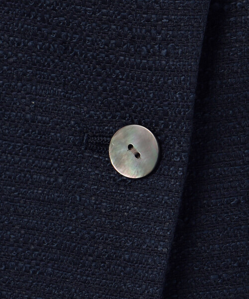 和紙混ツィード ボトルネックジレ Gabardine K.T ベスト ジレ 和紙混ツィード ボトルネックジレ