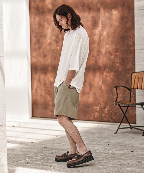 CAMBIO ショートパンツ CAMBIO(カンビオ)】Pigment Pile Short Pants パイルショート