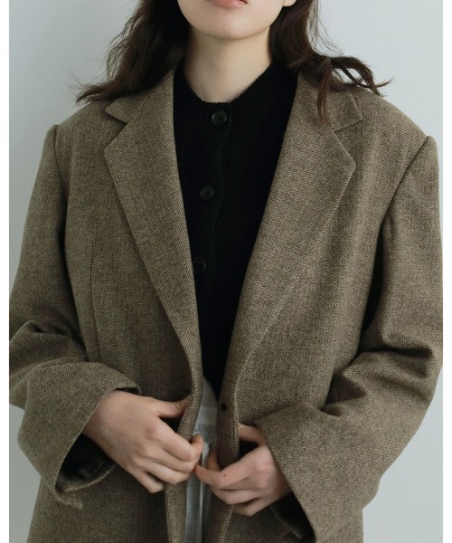 anuke（アンヌーク） ジャケット テーラードジャケット Herringbone