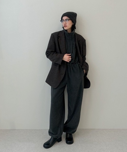 anuke（アンヌーク） ジャケット テーラードジャケット Herringbone