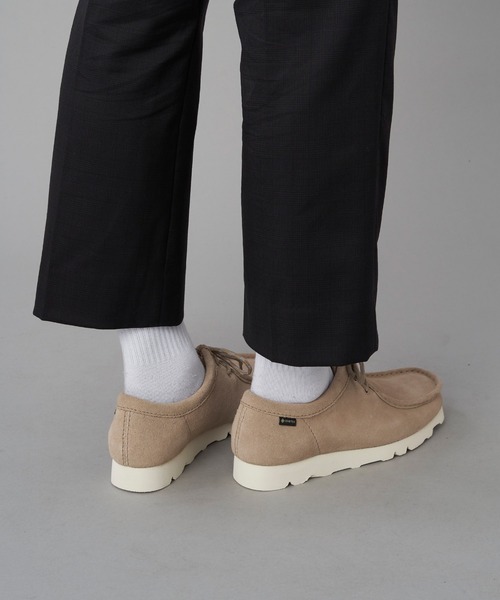 Clarks Originals モカシンシューズ【8M】 Wallabee Black Hair On（モカシン/デッキシューズ）｜Clarks