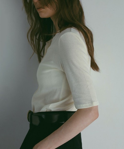 ETRE TOKYO（エトレトウキョウ） tシャツ フロントスナップハーフ