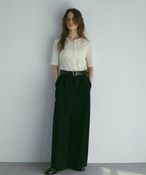 ETRE TOKYO（エトレトウキョウ） tシャツ フロントスナップハーフ