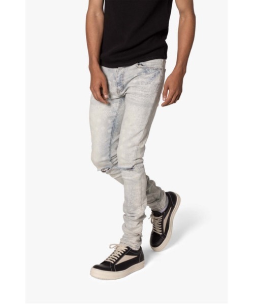 mnml（ミニマル） ジーンズ 「mnml」X696 PAISLEY PATTERNED SKINNY