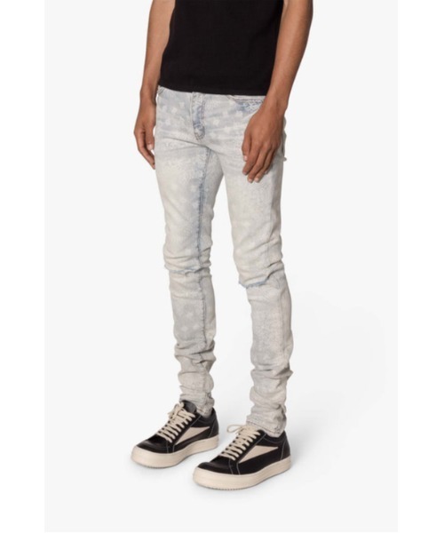 mnml（ミニマル） ジーンズ 「mnml」X696 PAISLEY PATTERNED SKINNY