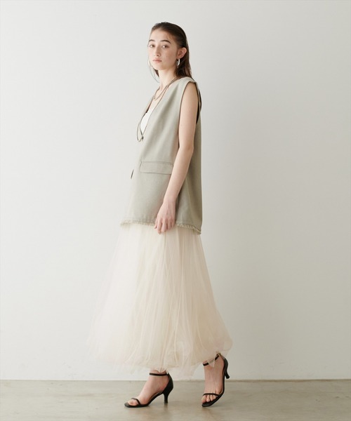 LARUTA（ラルータ） スカート 「LARUTA」ボリュームチュールスカート
