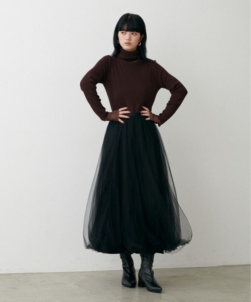 LARUTA（ラルータ） スカート 「LARUTA」ボリュームチュールスカート