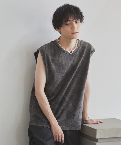 Spielio タンクトップ 「Spielio」Vintage like sleeveless T