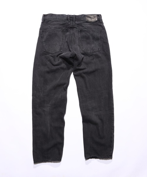 TMT ジーンズ 12oz SOFT BLACK DENIM 5P STRAIGHT メンズ : ZOZOTOWN 