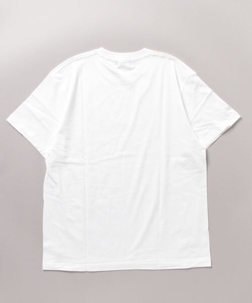 [BEAMS T] короткий рукав футболка MEDIUM белый мужской 