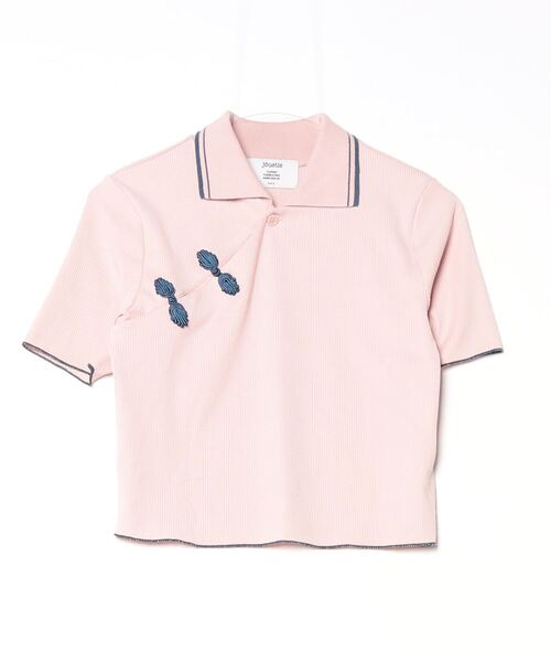 「jouetie」 半袖ポロシャツ MEDIUM ピンク レディース
