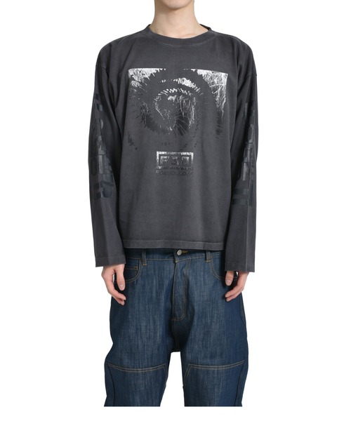 トップス FORSOMEONE SPIRAL TEE LS 48 FORSOMEONE（フォーサムワン） tシャツ SPIRAL TEE LS メンズ