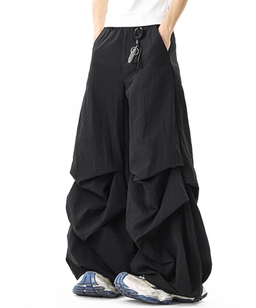 ローケツ染め　ワイドパンツ ローケツ染めワイドパンツ