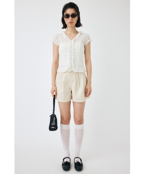 MOUSSY BEP HEART DENIM ショーツデニム MOUSSY（マウジー） ジーンズ デニム デニムパンツ DENIM TUCK