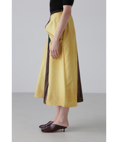 ADORE（アドーア） スカート ペインティングストライププリント