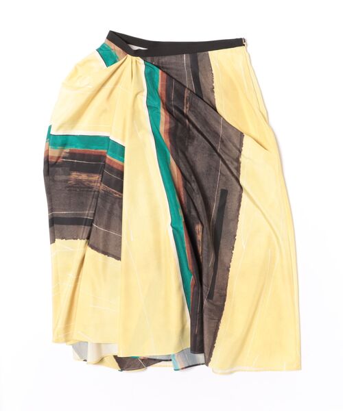 ADORE（アドーア） スカート ペインティングストライププリント