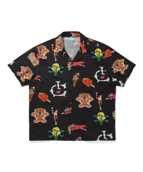 ICECREAM（アイスクリーム） シャツ OPEN COLLAR SS SHIRT メンズ 