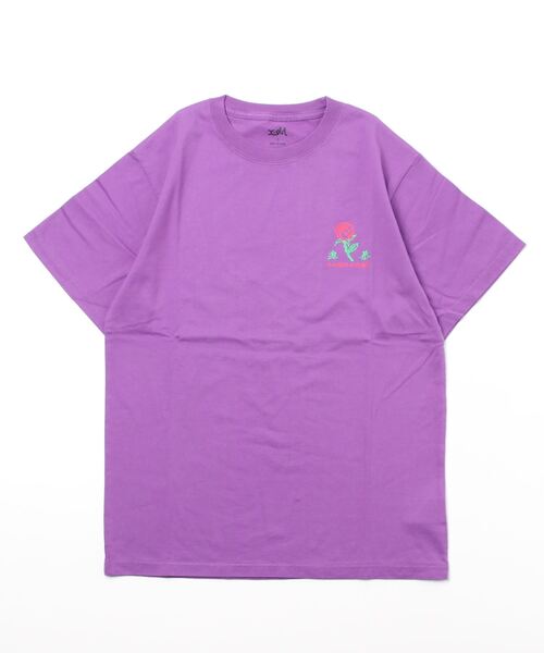 「X-girl」 半袖Tシャツ L パープル レディース