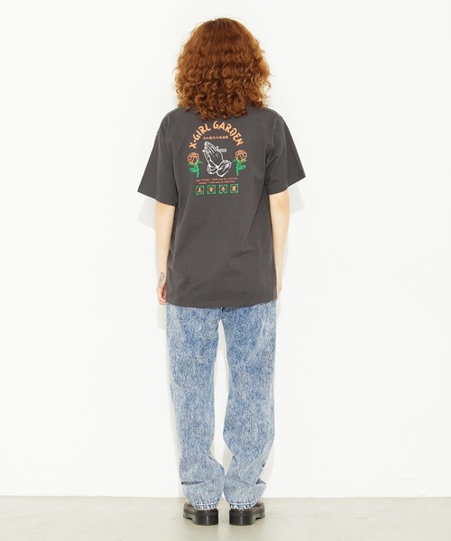 「X-girl」 半袖Tシャツ L パープル レディース