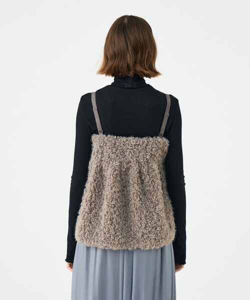 a*様 Ballsey ミックスファー キャミソールプルオーバー TOMORROWLAND｜ミックスファー キャミソールプルオーバー | Rakuten