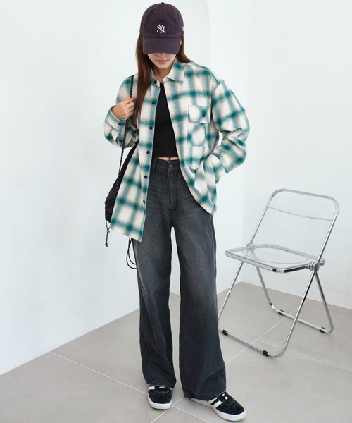 シャツ WEGO/「25年秋冬新作」オンブレチェックネルシャツ メンズ レディース | WEGO | 18
