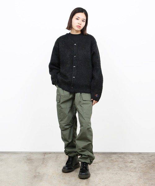 HUF 「HUF」 ニットカーディガン MEDIUM ブラック メンズ : ZOZOTOWN